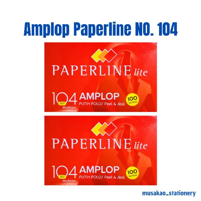 

PAPERLINE Lite Amplop Paperline No. 104