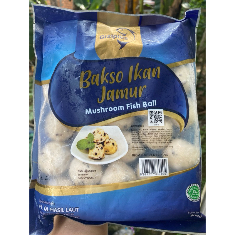 

Bakso Ikan Jamur Giziplus 500g