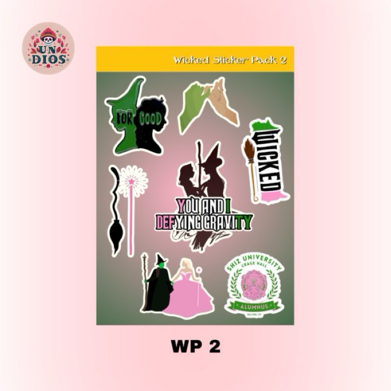 

Sticker Pack Wicked - Elphaba Glinda WP2