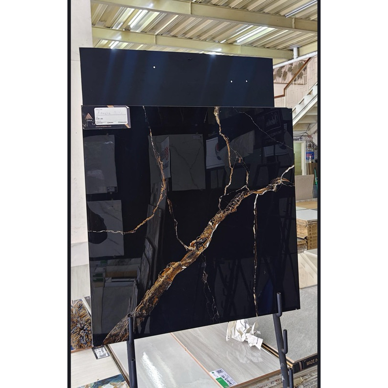 Granite lantai Arna 60x60cm Zameta black