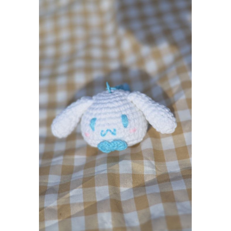 Cinnamoroll Keychain // Gantungan Kunci Rajut Cinnamoroll