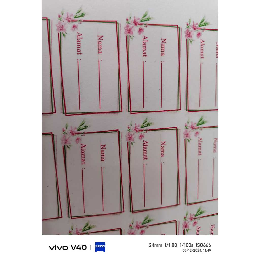 

Buku tamu undangan sperasi bunga cantik muat 1000 tamu RB9