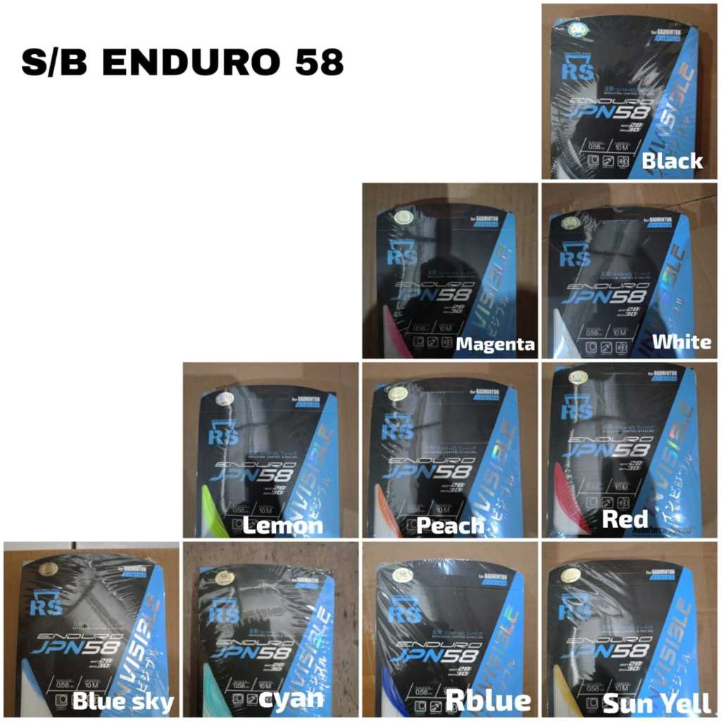SENAR RAKET BADMINTON RS ENDURO 61 BLAST ORIGINAL