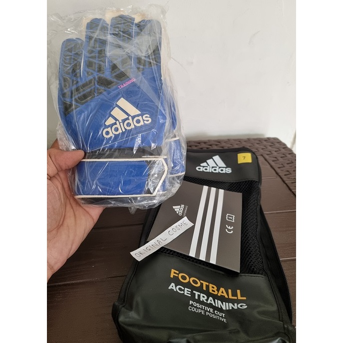 Adidas Football Ace Training Goalkeeper Gloves Size 7 - Sarung Tangan Kiper Bola Original