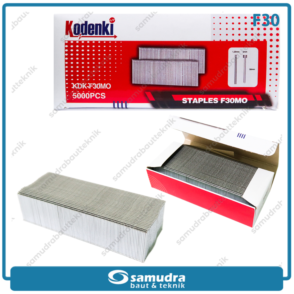 

KODENKI F30 Refill Staples Isi Ulang Mesin Paku Tembak Air Nailer Stapler Gun Lurus