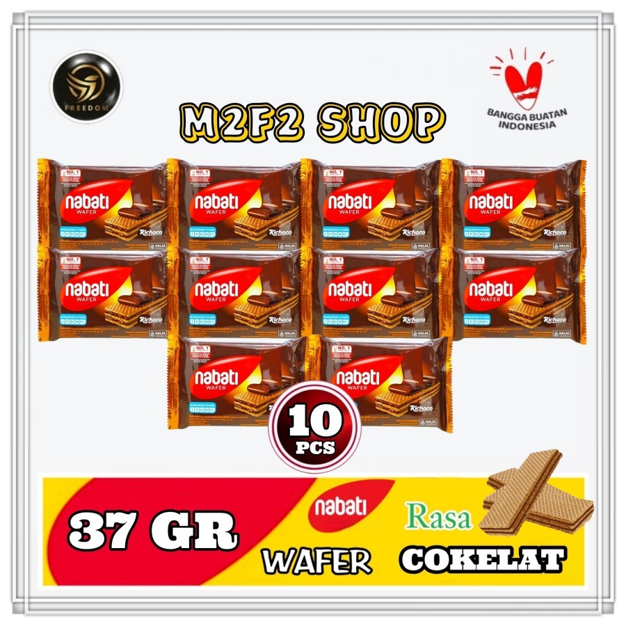 

Nabati Wafer Richoco Chocolate Cream | Krim Cokelat Sachet - 37 gr (Kemasan 10 Pcs)