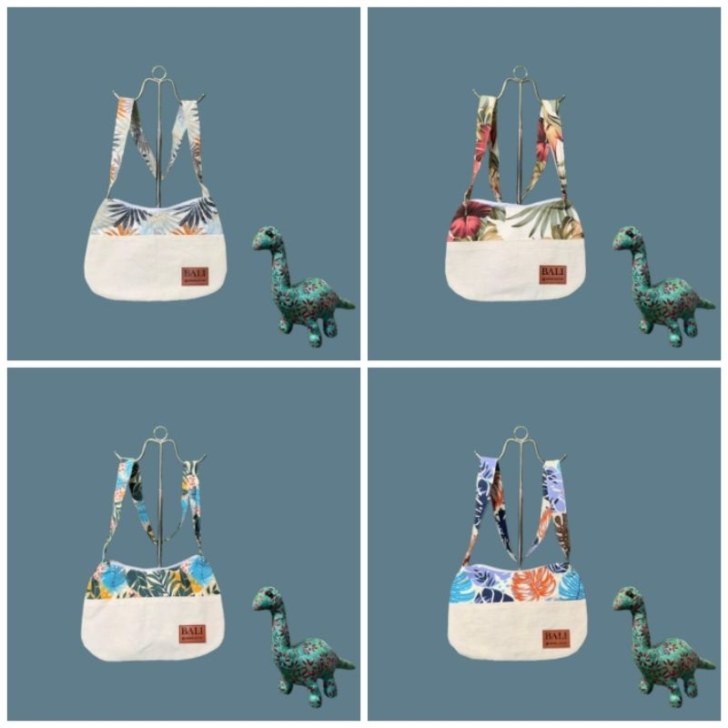GROSIIN  | TAS KANVAS MOTIF SLEMPANG KECIL | TOTEBAG | TAS WANITA