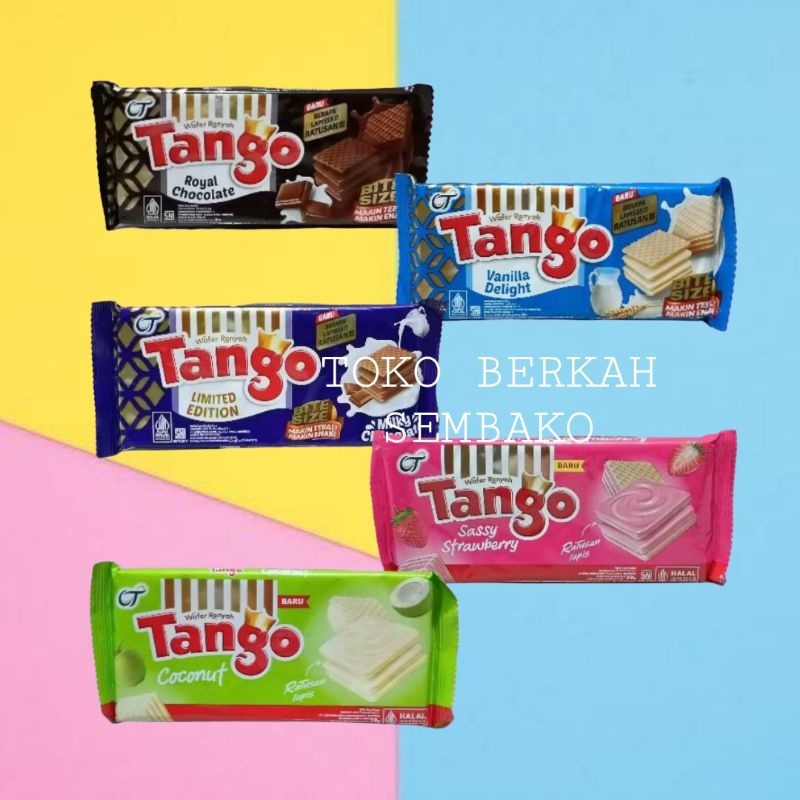 

(RENCENG) Biskuit Tango Wafer All Varian 16gr Isi 10Pcs