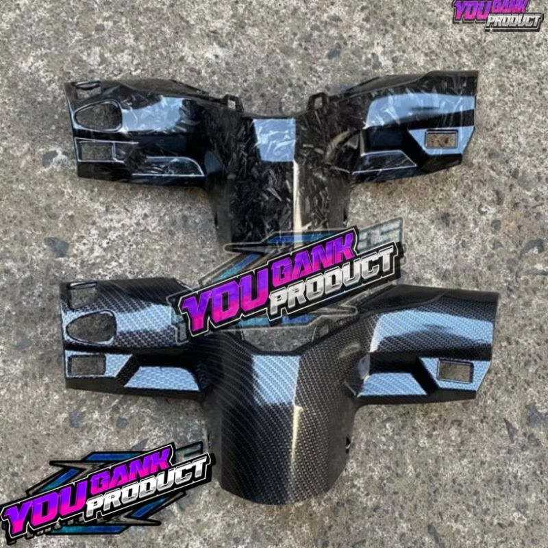 Batok blakang beat new esp beat new carbon wtp motif forged kevlar carbon glossy