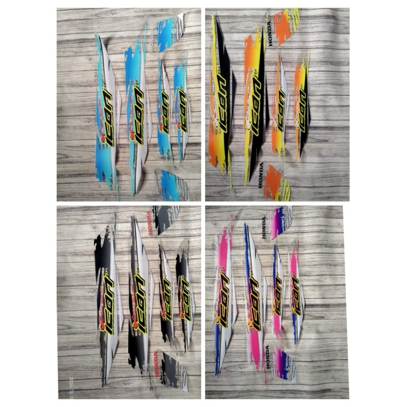 STRIPING TRANSPARAN ICON BEAT KARBU