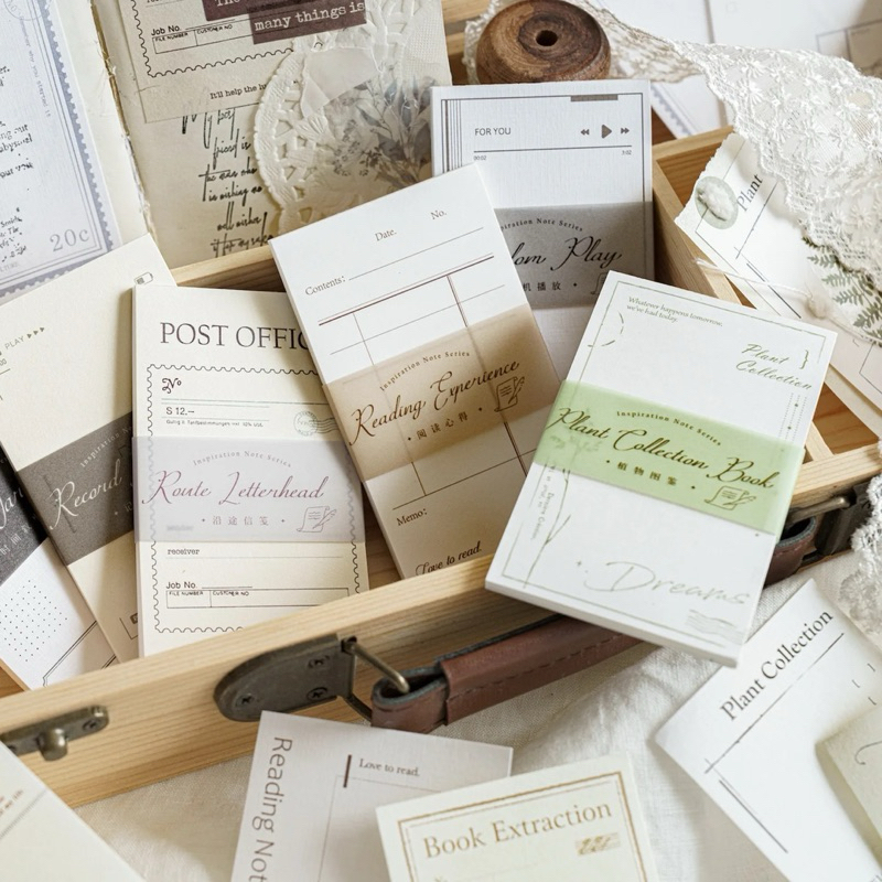 

30 Pcs Vintage Note Paper Series