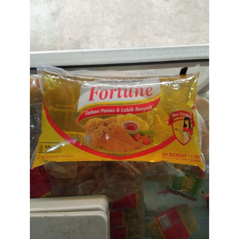

Minyak Goreng Fortune 1 L Kemasan Pillow Pack/Bantal