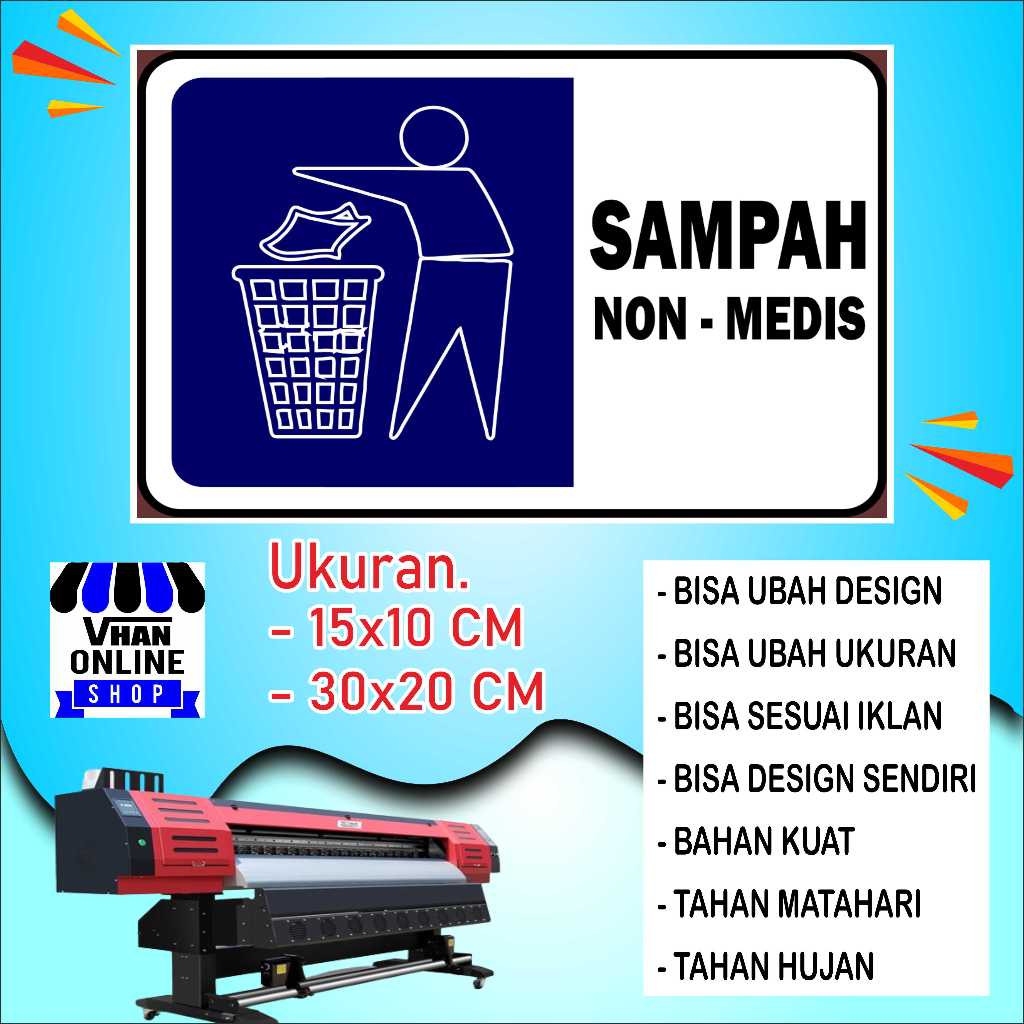 

Cetak Sticker Sampah Non Medis Bahn Kuat Biru