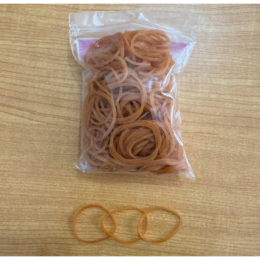 

Karet Gelang Sayur KUNING SEDANG / Karet Serba Guna Kuning SEDANG 100Gr Per Pak