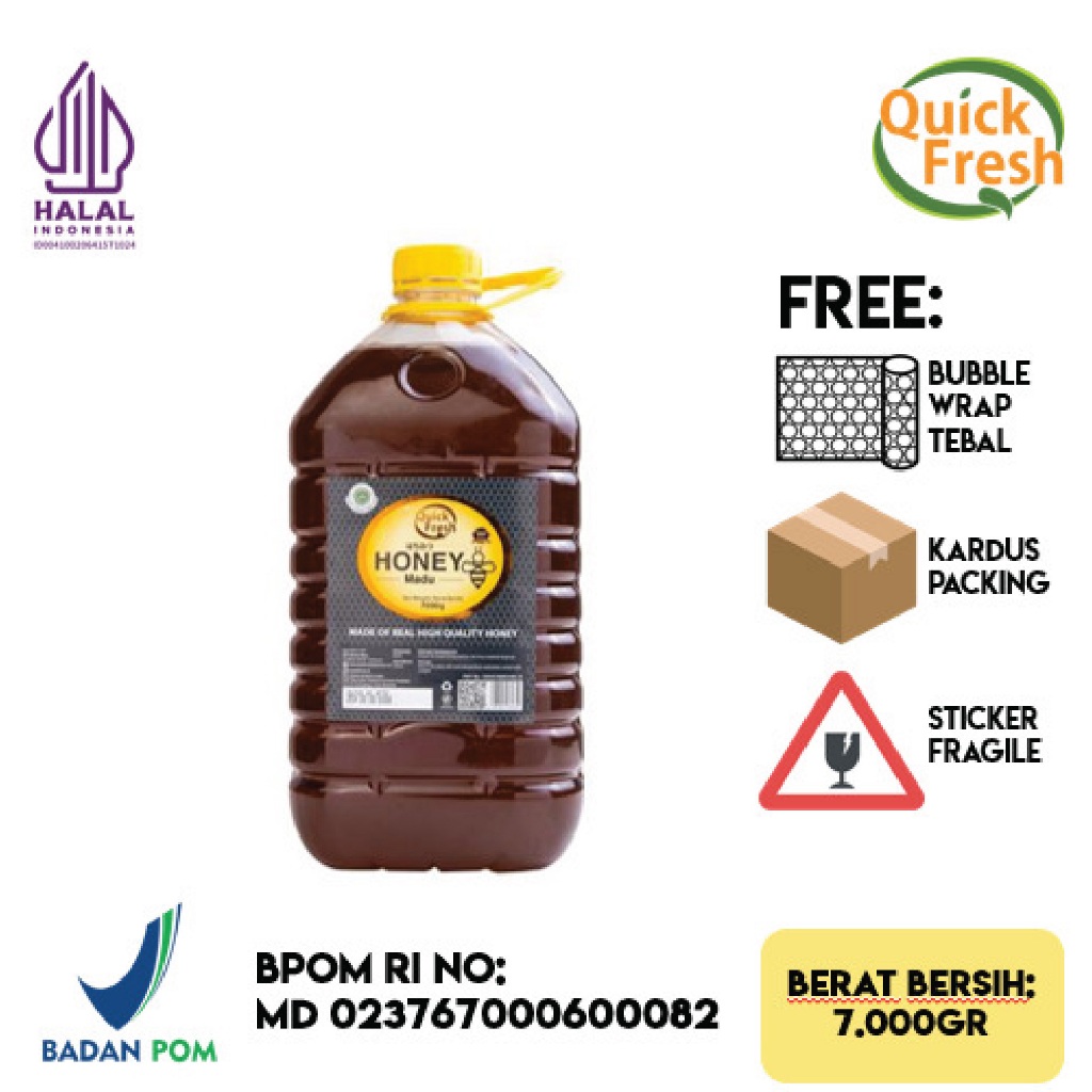 

READY STOCK Quick Fresh Honey / Madu 7000 gr (Refill)