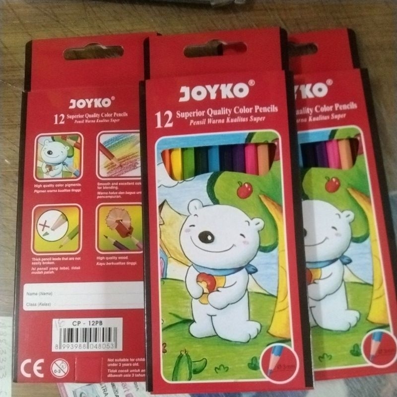 

pensil warna joyko besar 12 warna