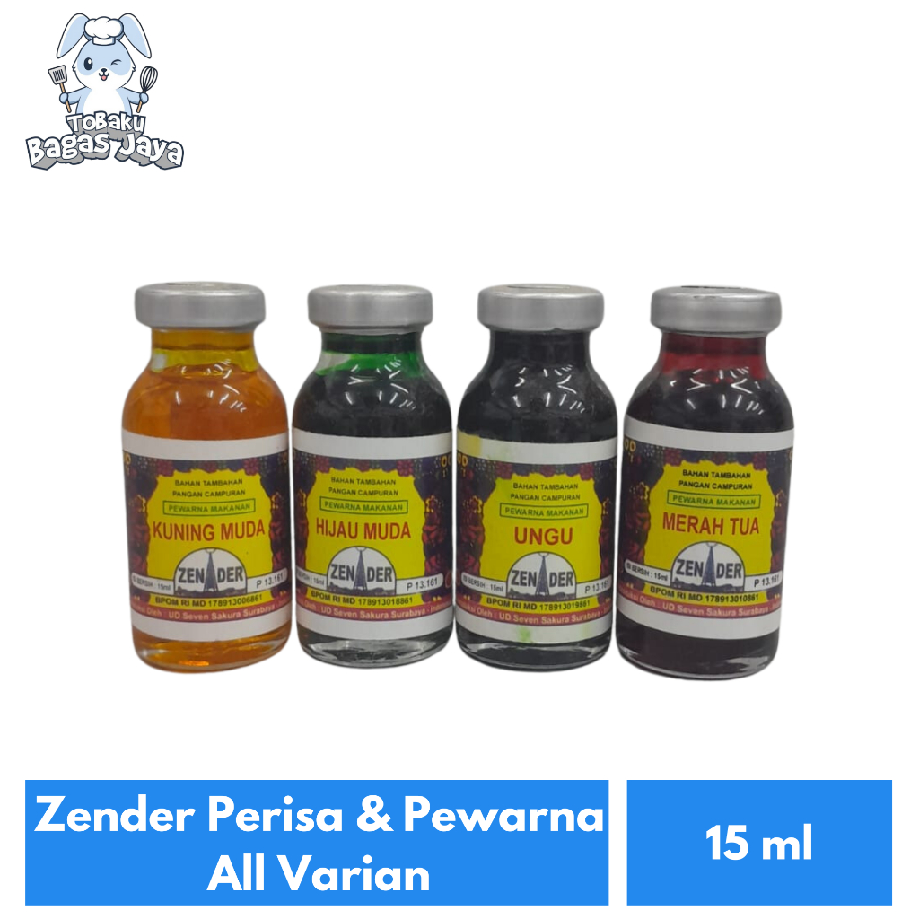

Zender Perisa & Pewarna Aneka Rasa 15 Ml
