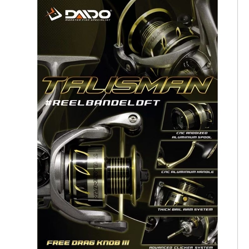 Reel Spining Daido Talisman 1000,2000 , Power Handel