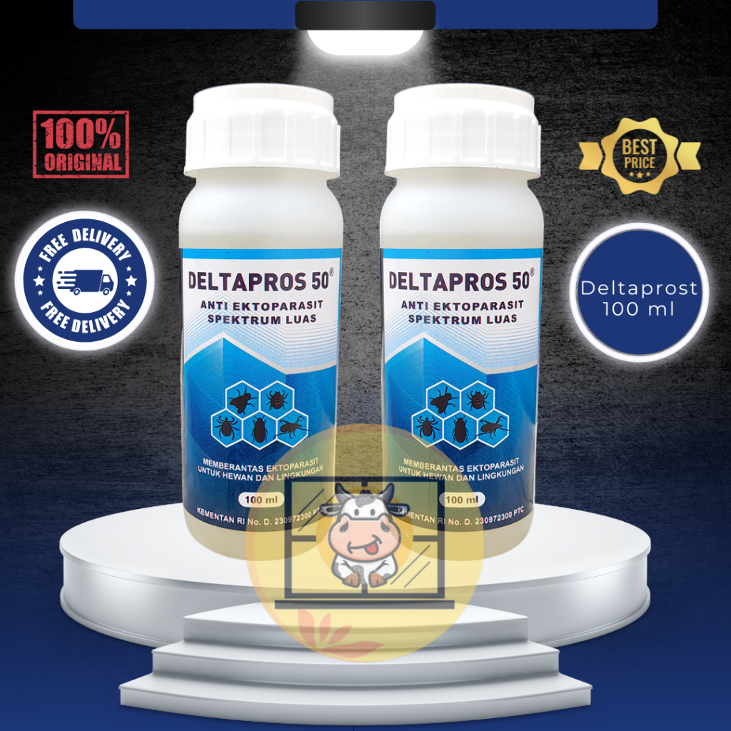 DELTAPROS 100ML VADCO - Obat Pembasmi Lalat & Larva Lalat Caplak Kutu Pinjal Pada Sapi Paling Ampuh