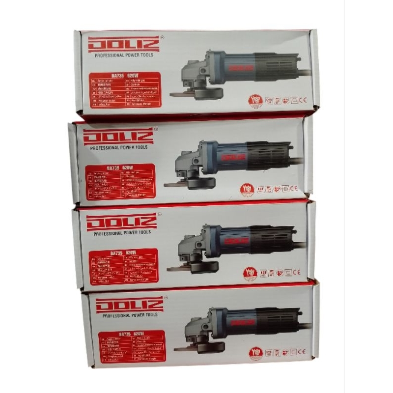 DOLIZ BA735 Mesin Gerinda 4 INCH 620W Angle Grinder 220V Power Tools