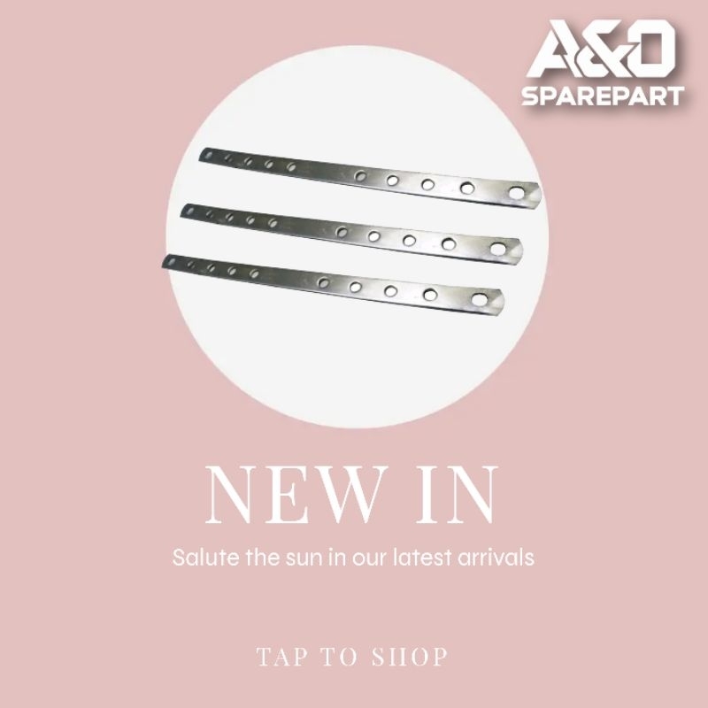 PENGGARIS BESI CHROME PANGKON KNALPOT RACING