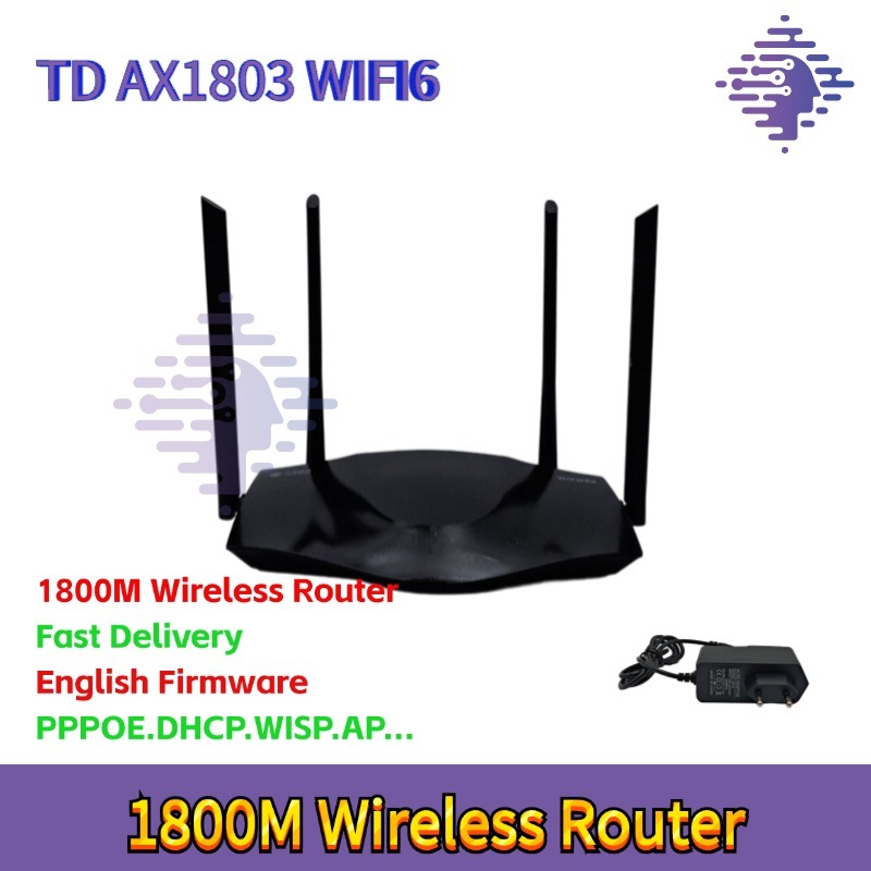 Bekas Router TD AX1803 1800M 5G&2.4G Dual Band WI-Fi6