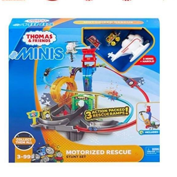 Fisher Price Thomas and Friends MINIS Motorized Raceway Playset KSMbersaudara