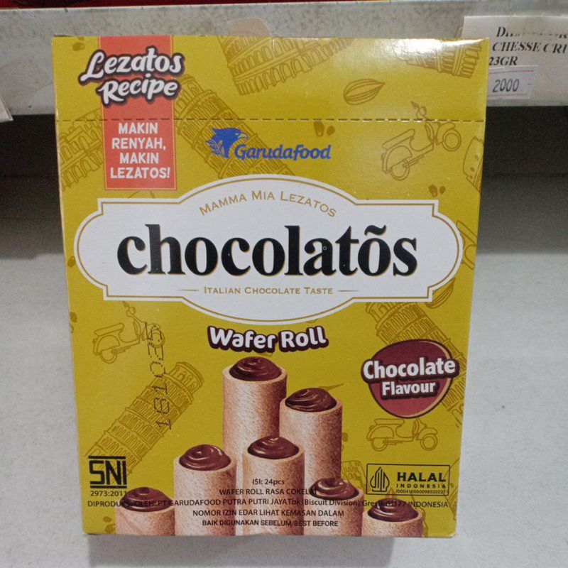 

Chocolatos 1box Wafer Roll