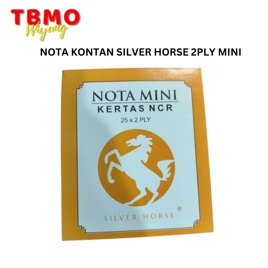 

TBMO ECER NOTA KONTAN SILVER HORSE 2PLY MINi