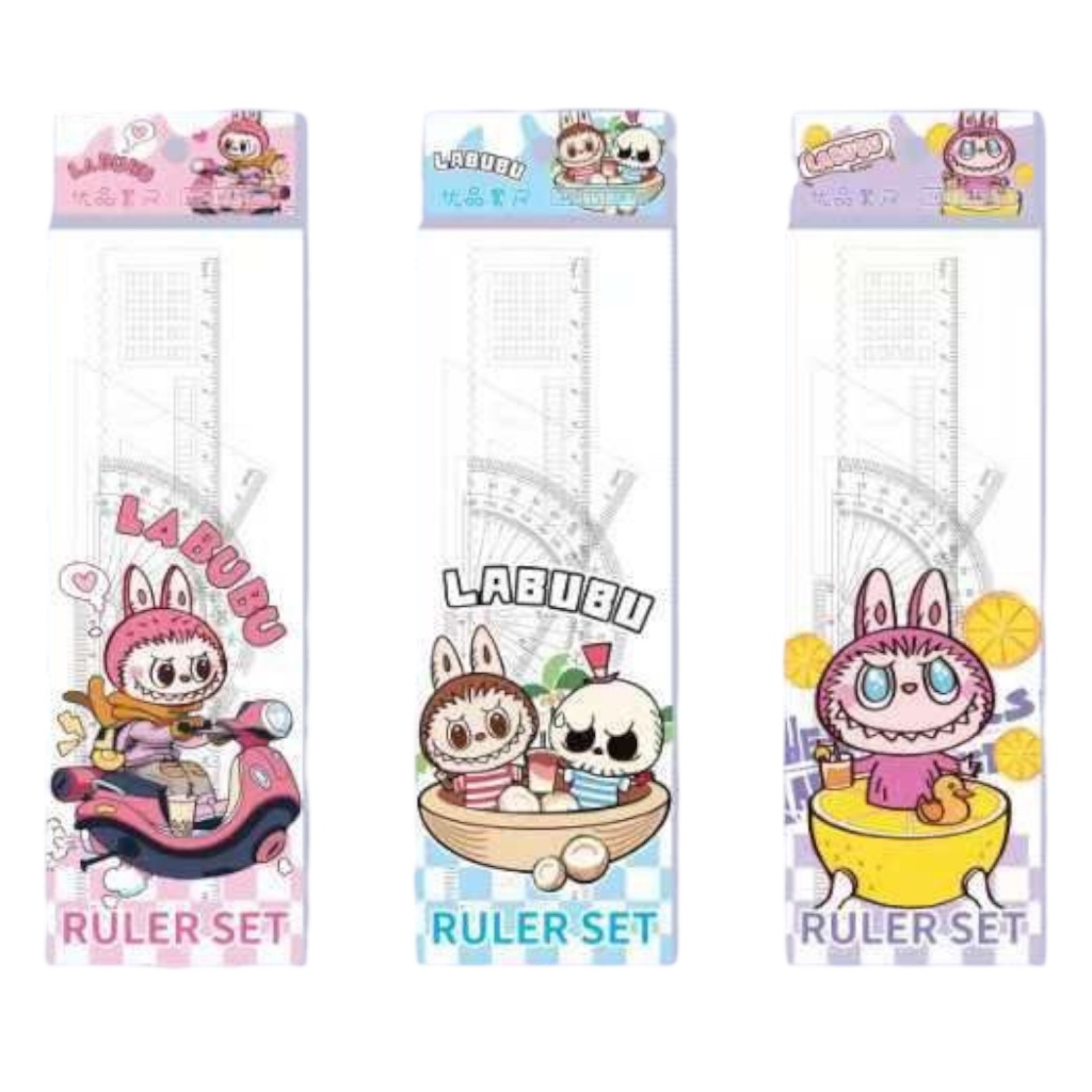 

(4 PCS) PENGGARIS SET 115 LABUBU / RULER SET PLASTIC