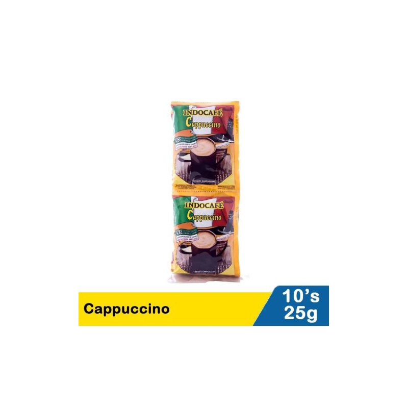 

INDOCAFE CAPPUCCINO 10 X 25 GR( 10 PCS)