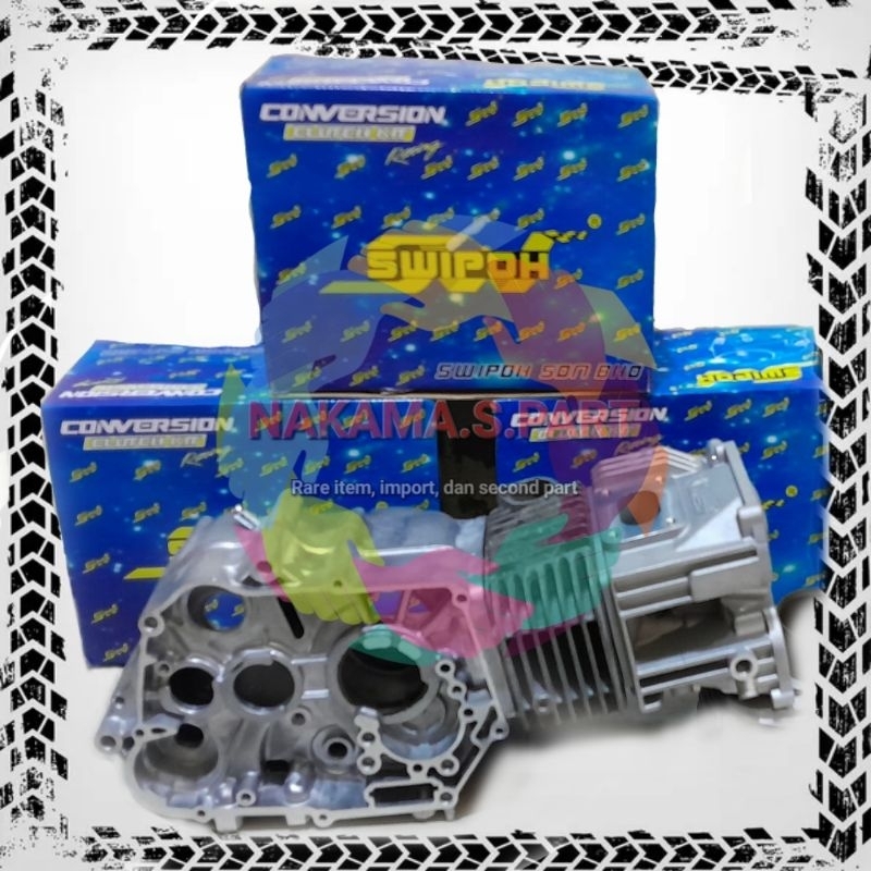 CRANKCASE CSeries PNP blok head KPH karisma Supra x 125 pompa oli kanan Honda win Supra xx v Garuda 