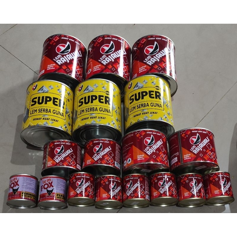 

LEM KUNING KALENG BESAR// Tersedia Pengiriman Instan