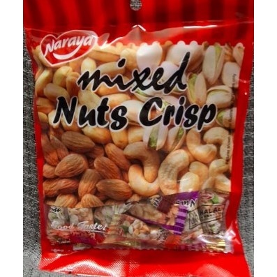 

Naraya Mixed Nuts Crisp Aneka Permen Kacang Pak 120gram (KECIL)