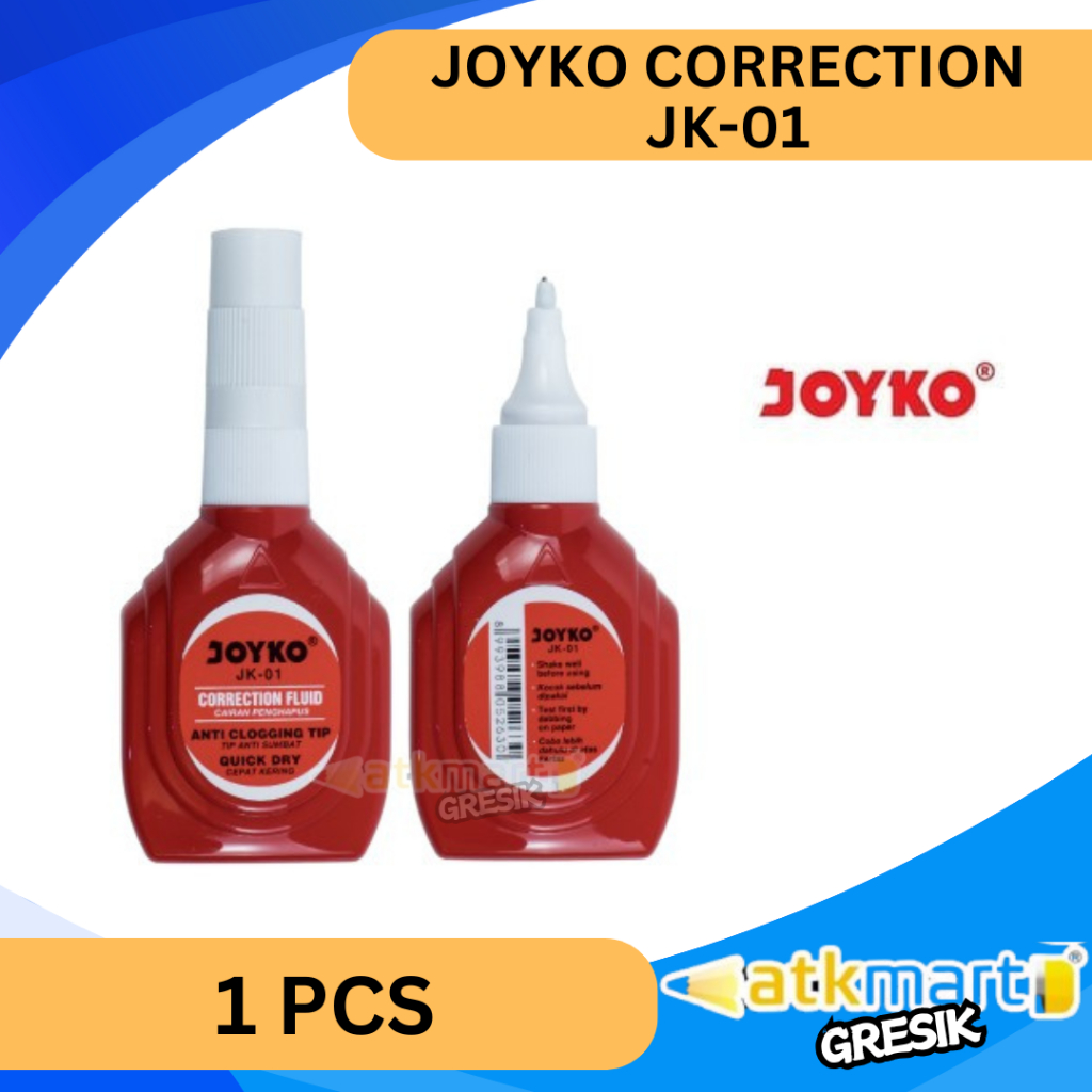 

JOYKO CORRECTION JK-01 / JOYKO TIPE X CAIR / TIPE-X CAIR MURAH