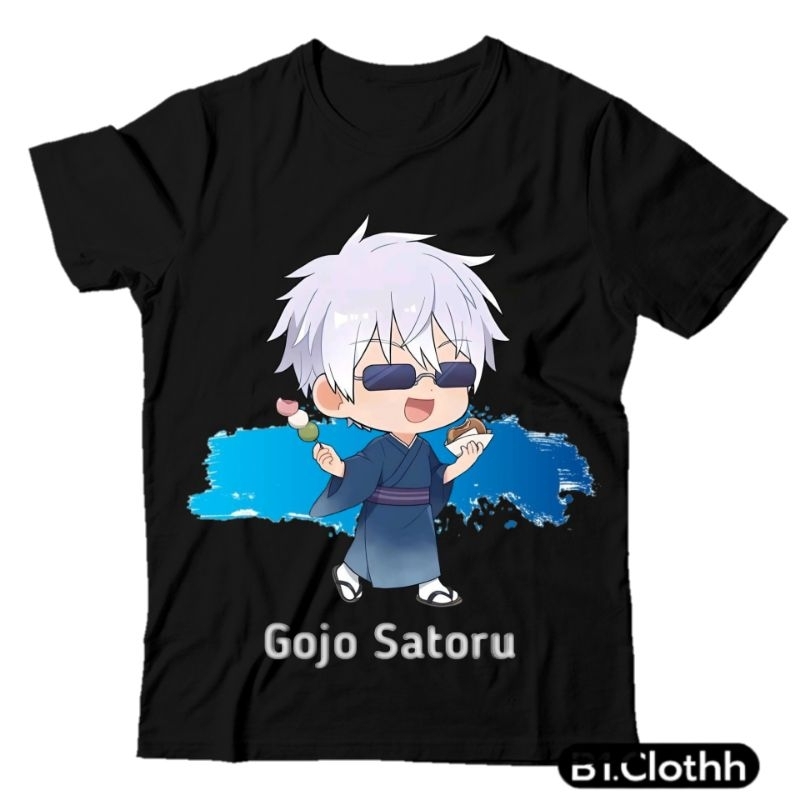 (BISA COD) Baju Anak Gambar Anime (Gojo Satoru) Bisa Ubah Nama - T-Shirt Child Anime (Gojo Satoru) C