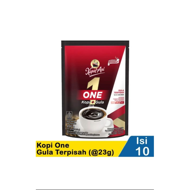

KOPI KAPAL API ONE 10 X 23 GR( 10 PCS)