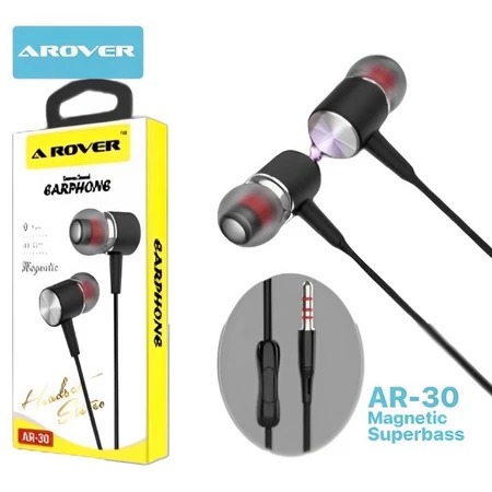 AROVER AR-30 Magnet Stereo Headset / Earphone / Handsfree Hi-Fi