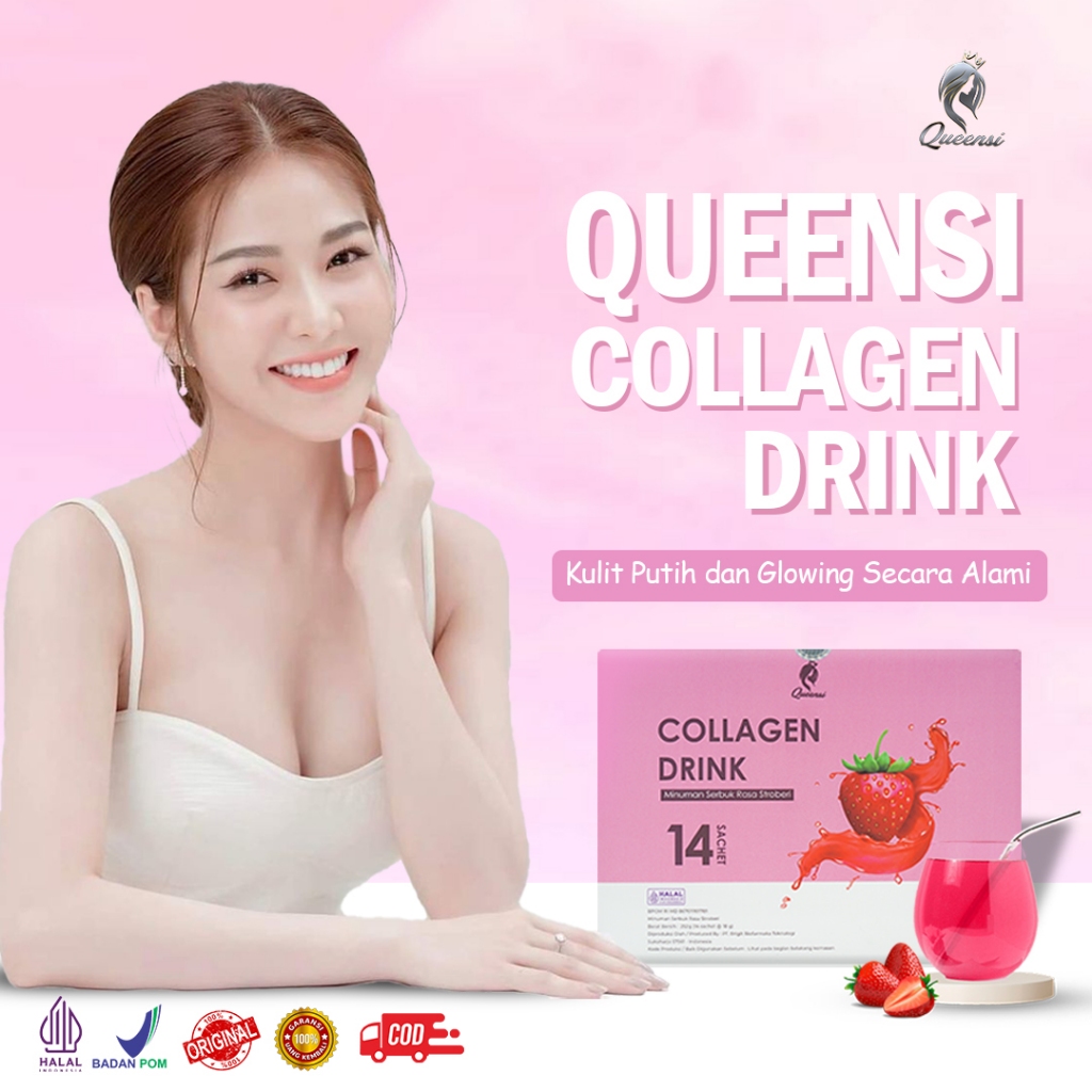 Queensi Collagen Drink Pencerah Kulit