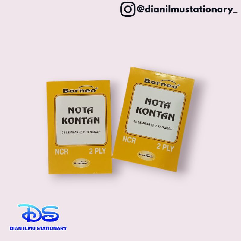 

Borneo Nota Kontan NCR 25 Lembar & Rangkap