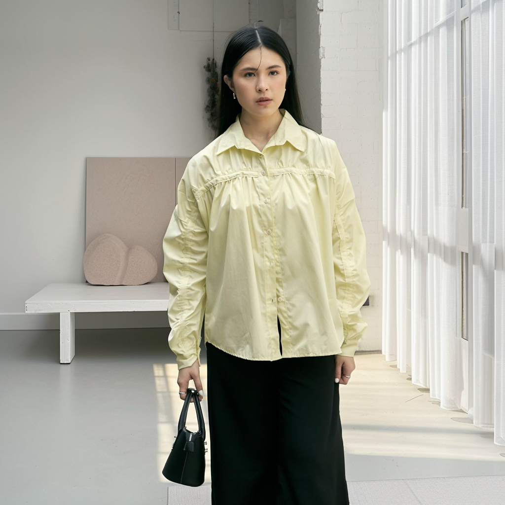 Zelonica kemeja Lavanya Blouse Bahan Poplin
