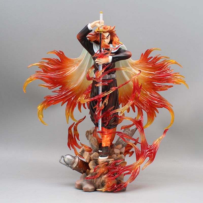 [ Ready ] Statue Demon Slayer [ NeiJuan Studio ] Rengoku Kyojuro Flame Slah