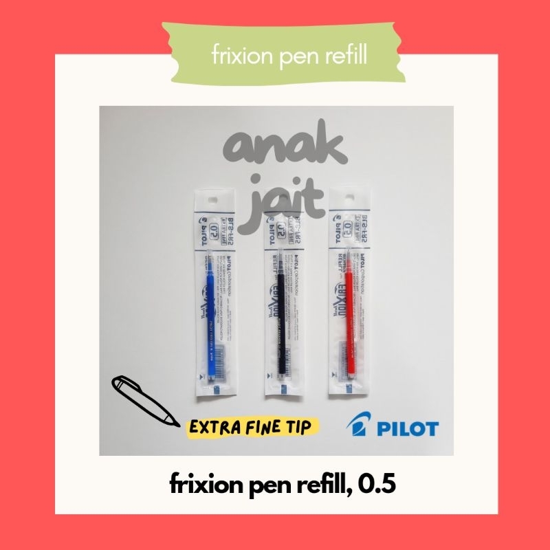 

Refill Pulpen Frixion Pilot 0.5 / Refill Frixion Pen 0.5 / Frixion Erasable Pen Refill / Pen Bisa Disetrika - Heat Erasable Pen Pilot / Heat Erasable Pen Pilot - Frixion Pen Clicker Erasable / Pulpen Bisa Dihapus / Refill Frixion Pen Pilot 0.5