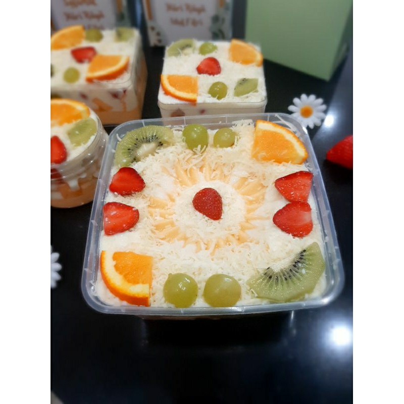 

Pudding manggo salad buah