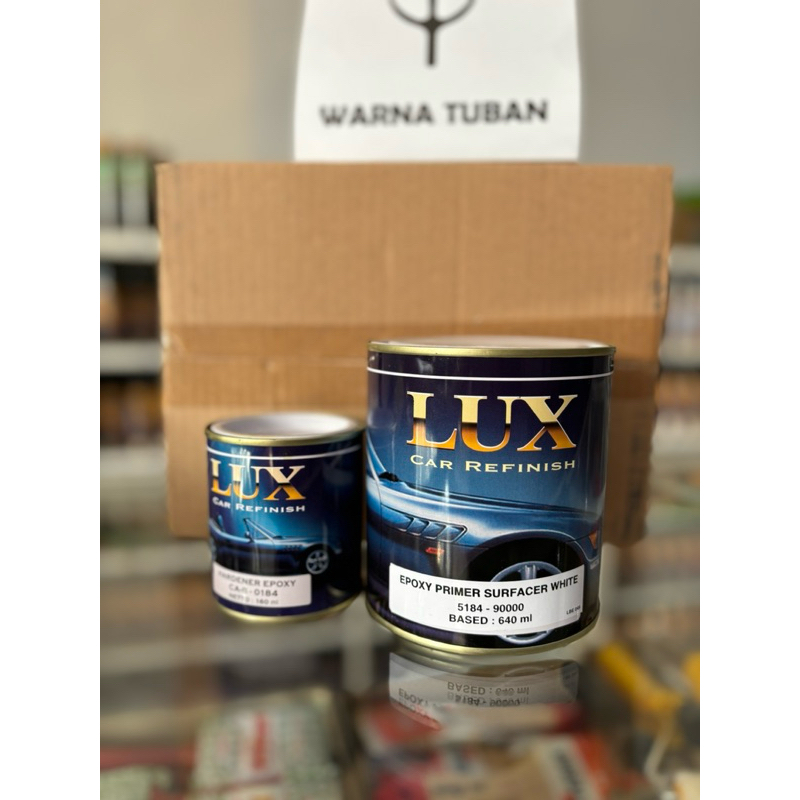 Lux Epoxy Primer Surfacer 1 Liter Grey / White / Black // Epoxy Primer Lux 1 Liter // Epoxy Besi // 