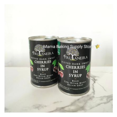 

FRUTANEIRA Dark Sweet Black Cherries Dark Cherry Ceri Hitam Kaleng