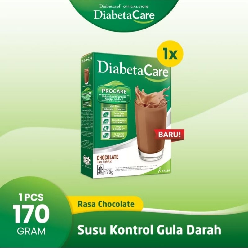 

DIABETACARE Susu Kontrol Gula Darah rasa Coklat 170gr