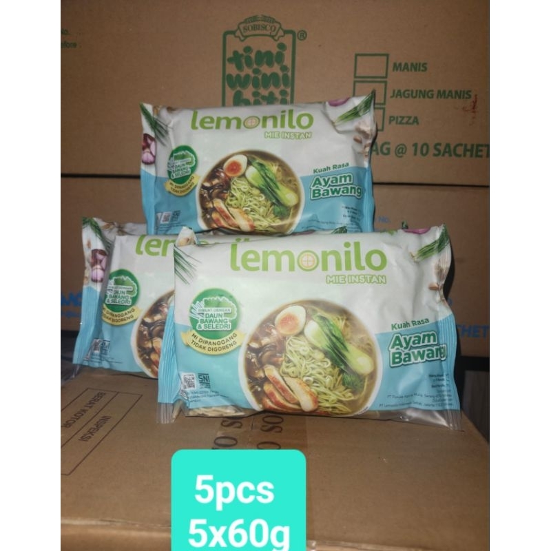 

promo mie instan lemonilo ayam bawang 60g x 5 pcs