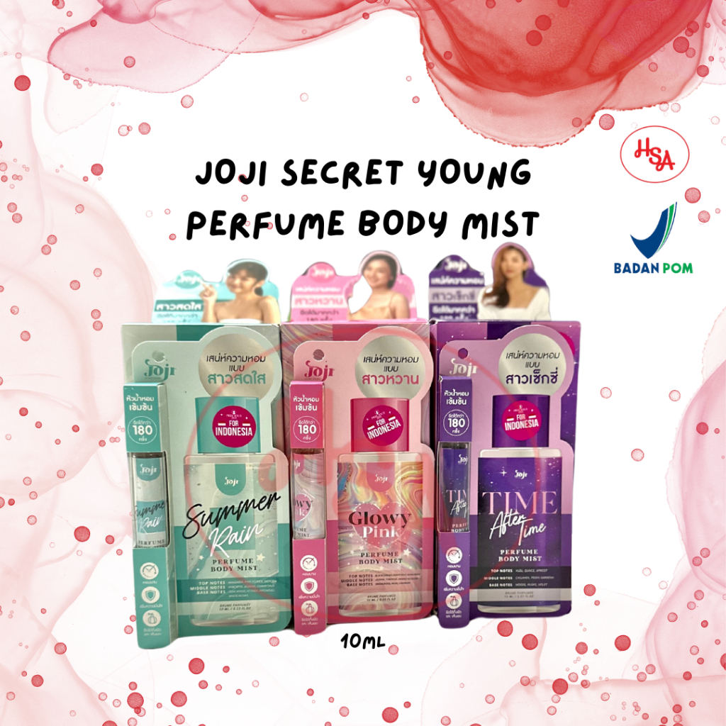 JOJI SECRET YOUNG Perfume Body Mist 10ML / Parfum / Body Mist / Pewangi Badan