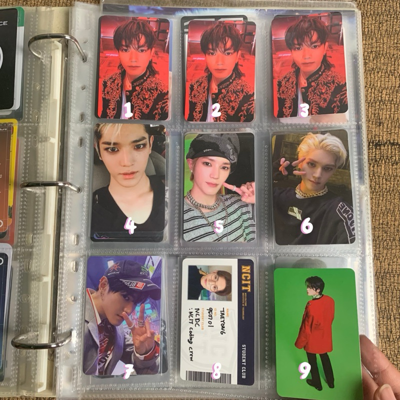 [SALE] NCT 127 Taeyong Favorite Tragic Kihno Firetruck 2 Baddied SMC NCIT SMCU Photocard PC